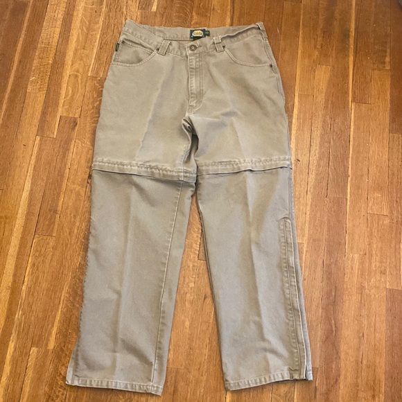 Cabela’s Jeans Cabelas Mens Convertible Pants Size 35x3 Canvas Tan